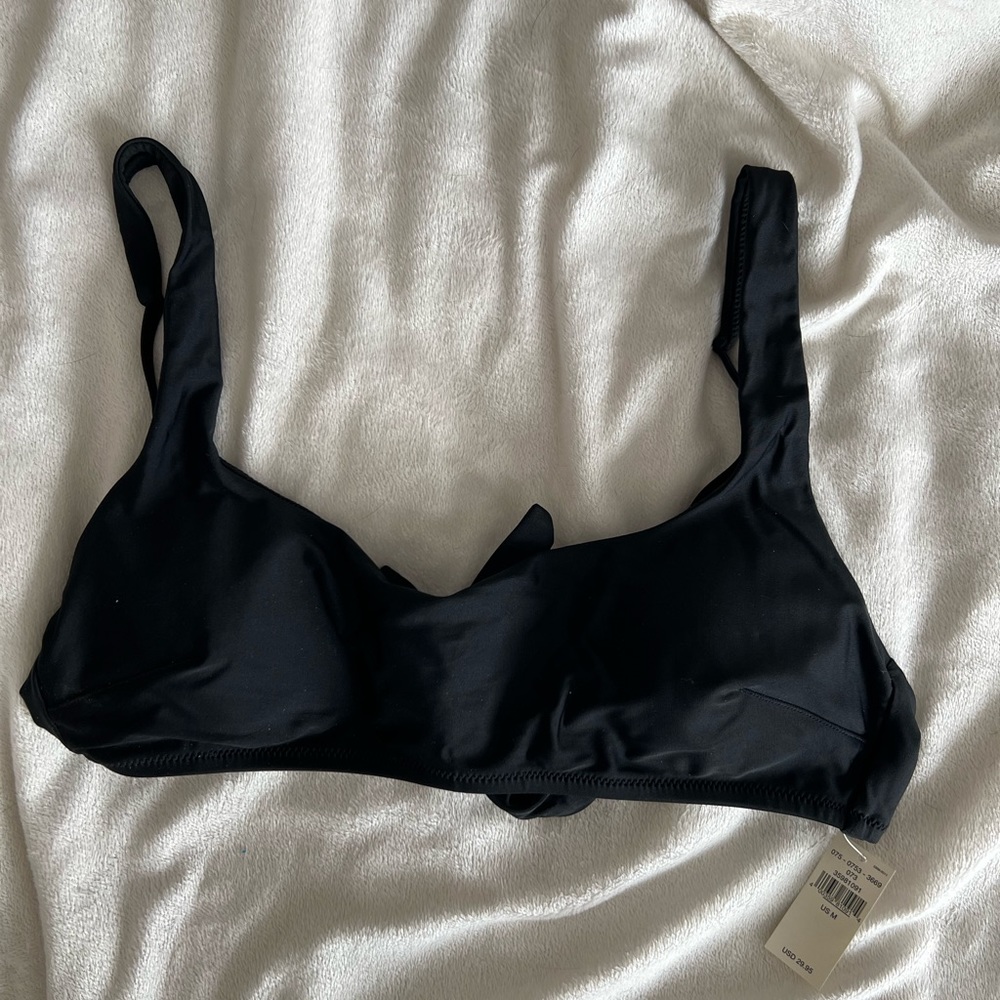 Aerie tie back scoop bikini top